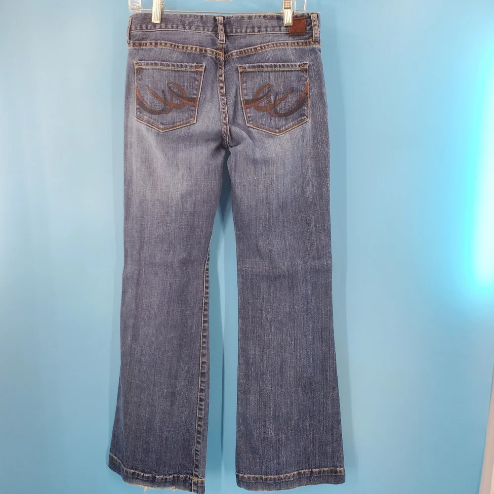 Express X2 Low Rise Eva Wide Leg Jeans 31 - Picture 2 of 16